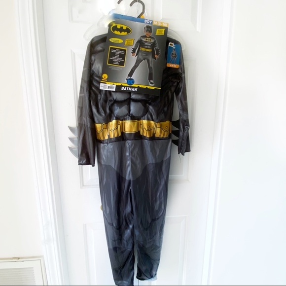 Rubies Boys Muscle Batman Halloween Costume M 8-10 - Picture 5 of 16
